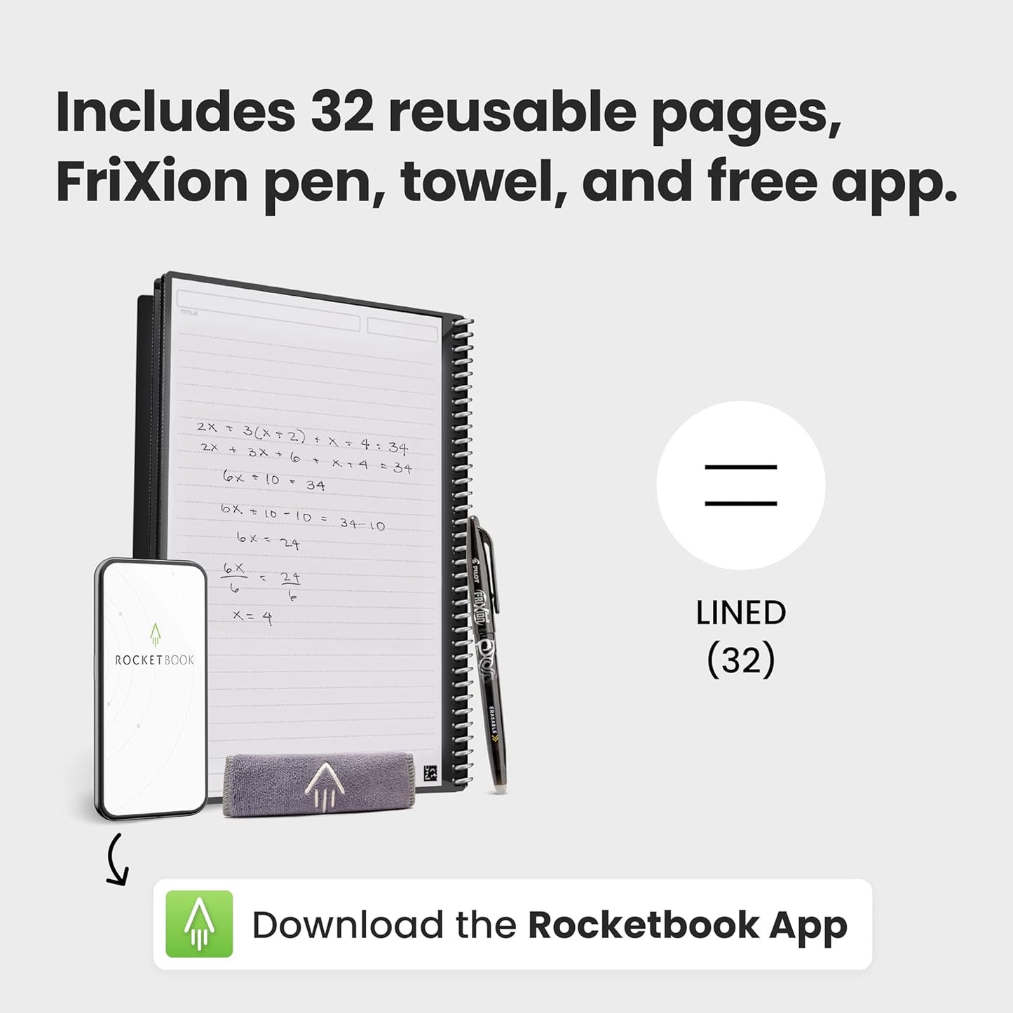 Rocketbook Smart Reusable Notebook