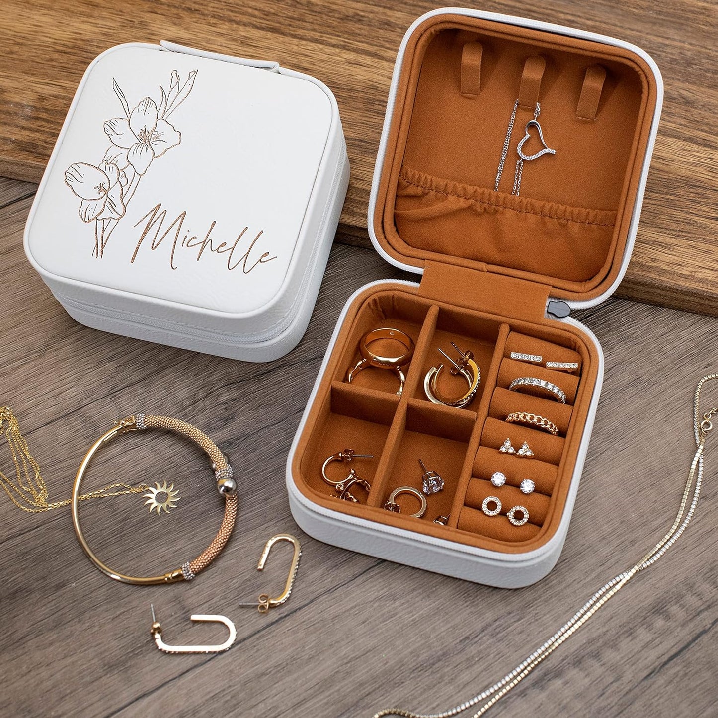 Personalized Jewelry Box Organizer