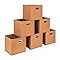 Household Essentials 81-1 Foldable Fabric Storage Bins | Set of 6 Cubby Cubes with Handles