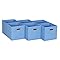 Household Essentials 81-1 Foldable Fabric Storage Bins | Set of 6 Cubby Cubes with Handles