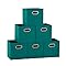 Household Essentials 81-1 Foldable Fabric Storage Bins | Set of 6 Cubby Cubes with Handles