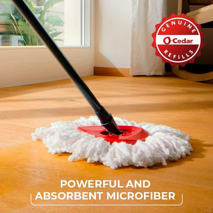 O-Cedar EasyWring Microfiber Spin Mop & Bucket