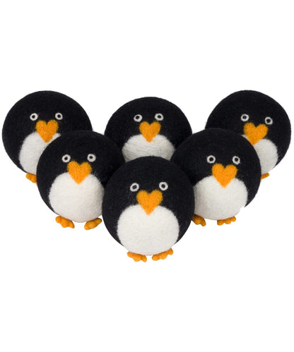 Smart Sheep Wool Dryer Balls - 6-Pack - XL Premium Natural Fabric Softener Award-Winning - Wool Balls Replaces Dryer Sheets - Wool Balls for Dryer - Laundry Balls for Dryer