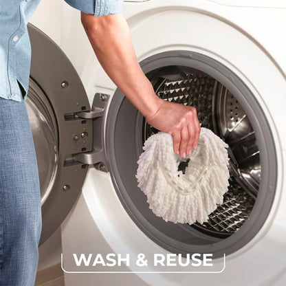 O-Cedar EasyWring Microfiber Spin Mop & Bucket