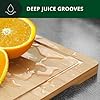 ROYAL CRAFT WOOD Bamboo Cutting Board Set With Juice Grooves