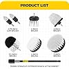 Holikme 8-Piece Drill Brush Power Scrubber Cleaning Kit