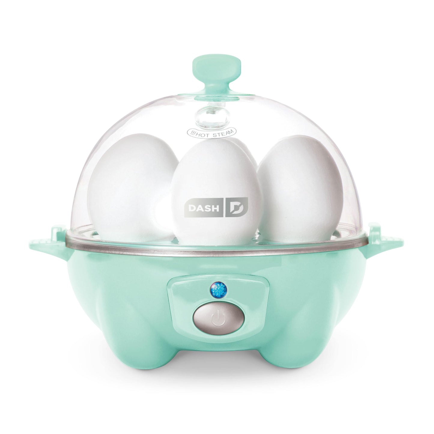DASH Rapid Egg Cooker: 6 Egg Capacity Electric Egg Cooker for Hard Boiled Eggs, Poached Eggs, Scrambled Eggs, or Omelets with Auto Shut Off Feature - Black
