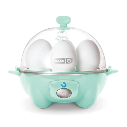 DASH Rapid Egg Cooker: 6 Egg Capacity Electric Egg Cooker for Hard Boiled Eggs, Poached Eggs, Scrambled Eggs, or Omelets with Auto Shut Off Feature - Black