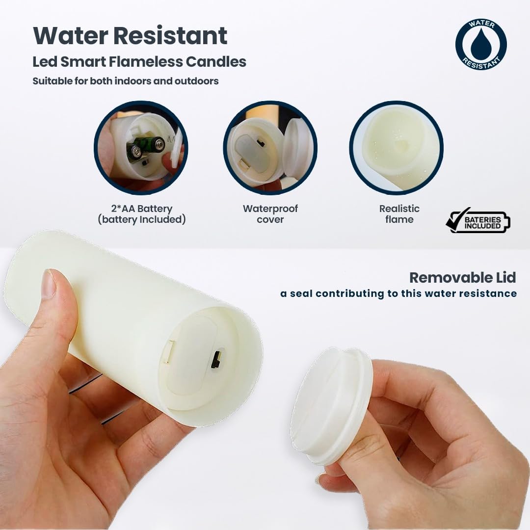 Flameless Led Candles (free Batteries)