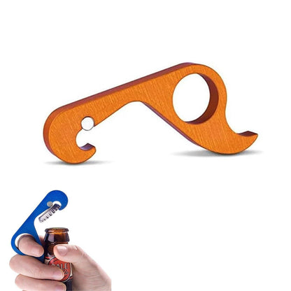 One-handed Bottle Opener, Compact Beverage Aluminum Jar Opener for Weak Hands, Seniors with Arthritis