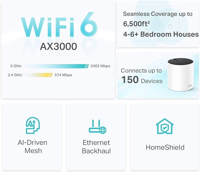 TP-Link Deco Mesh WiFi System (3-Pack)