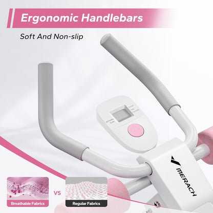 MERACH Ab Machine, Ab Workout Equipment, Adjustable Ab Trainer Machine for Abs Workout at Home Gym, Foldable, Knee Protection, Abdominal Trainer for Stomach Workout