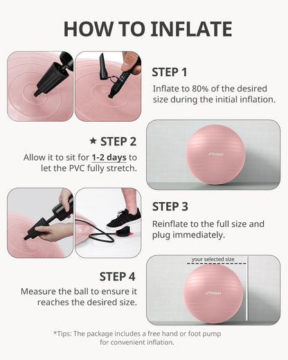 Trideer Stability Exercise Ball
