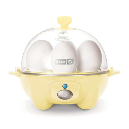 DASH Rapid Egg Cooker: 6 Egg Capacity Electric Egg Cooker for Hard Boiled Eggs, Poached Eggs, Scrambled Eggs, or Omelets with Auto Shut Off Feature - Black