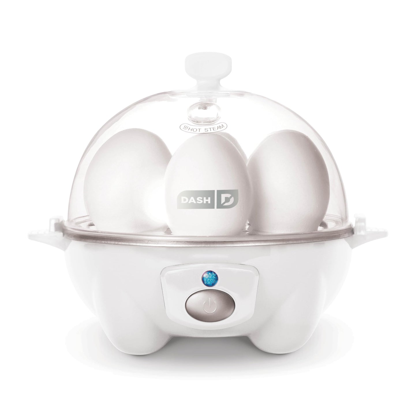 DASH Rapid Egg Cooker: 6 Egg Capacity Electric Egg Cooker for Hard Boiled Eggs, Poached Eggs, Scrambled Eggs, or Omelets with Auto Shut Off Feature - Black