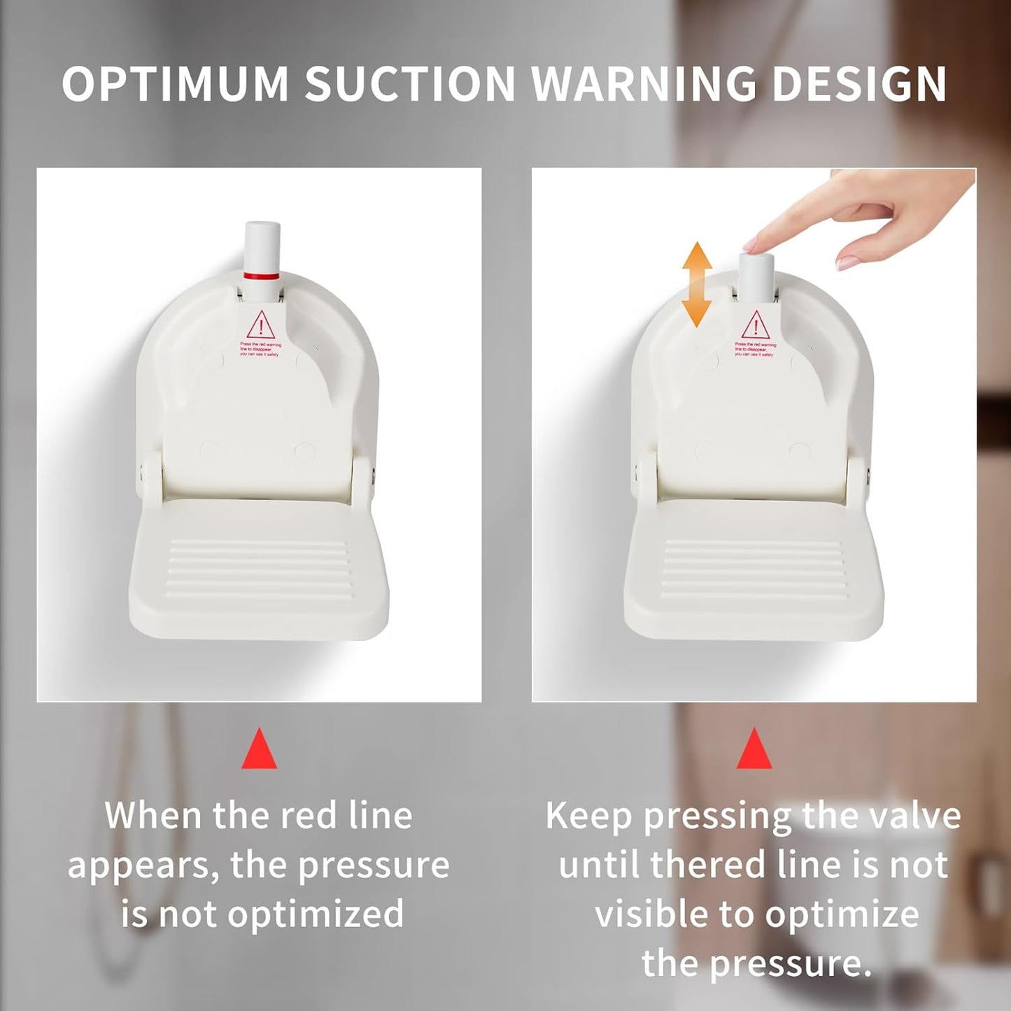 Shower Foot Rest for Shaving Legs,Shower Shaving Foot Rest,Foot Rest for Shower with Powerful Suction Cup,Foldable Shower Shaver Foot Rest Suitable for RV Bathroom,Easy to Carry While Traveling