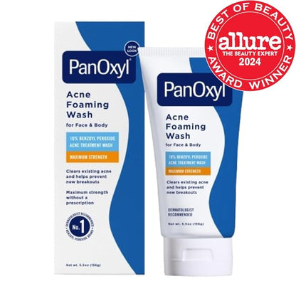 PanOxyl Acne Foaming Wash Benzoyl Peroxide 10%