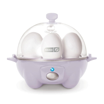 DASH Rapid Egg Cooker: 6 Egg Capacity Electric Egg Cooker for Hard Boiled Eggs, Poached Eggs, Scrambled Eggs, or Omelets with Auto Shut Off Feature - Black
