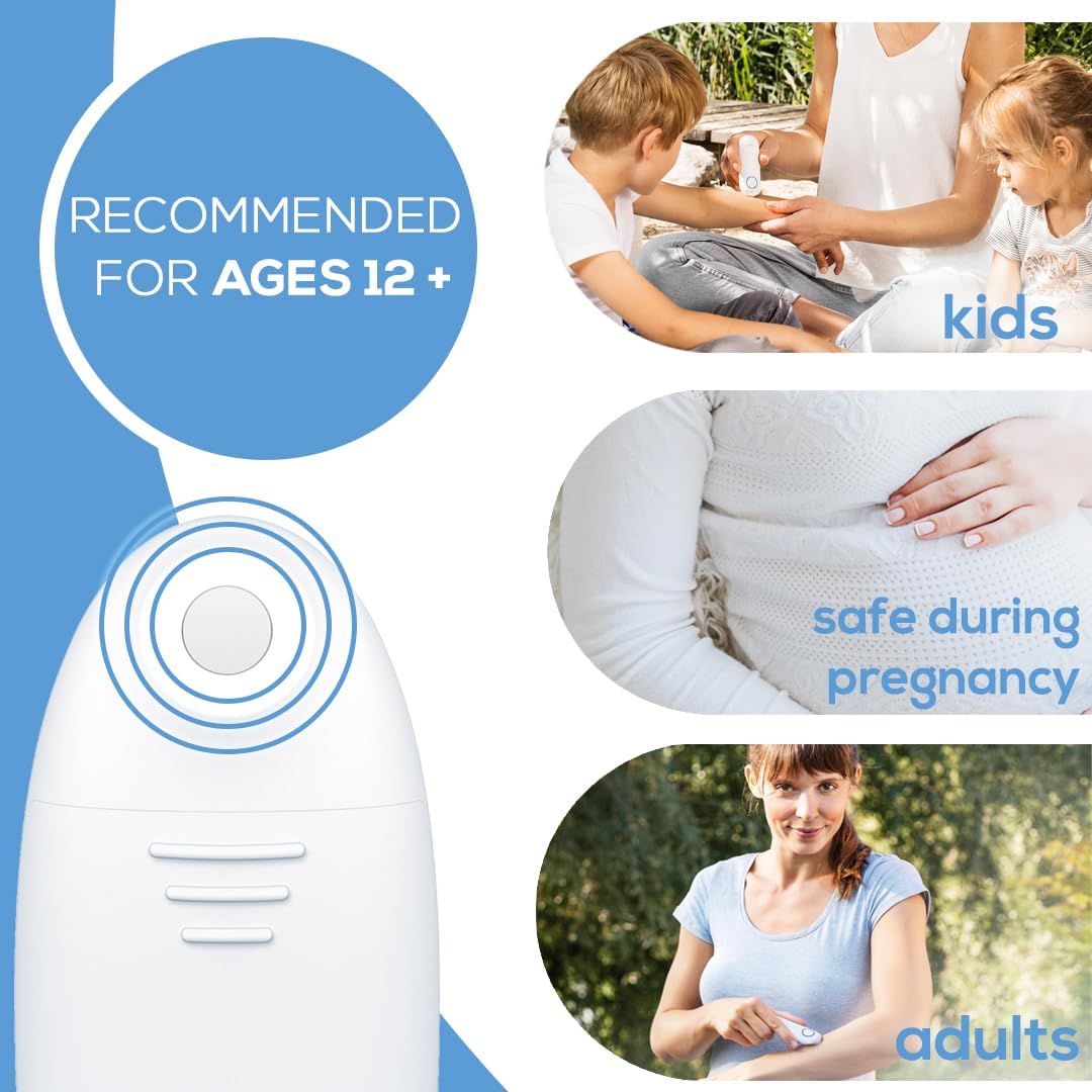 Beurer BR10 Insect Bite Healer with Clip, Portable Itch and Swelling Relief for Non-Toxic Treatment of Mosquito Bites and Other Common Insect Bites, Outdoors Essential