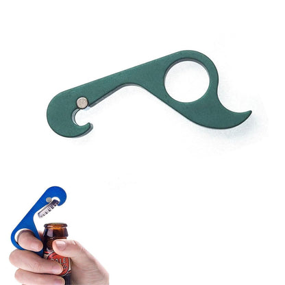 One-handed Bottle Opener, Compact Beverage Aluminum Jar Opener for Weak Hands, Seniors with Arthritis