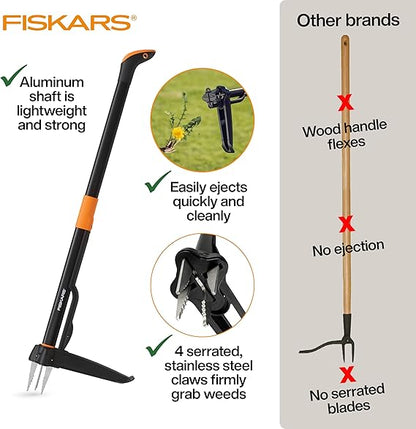 Fiskars 3-Claw Stand up weed Puller Tool
