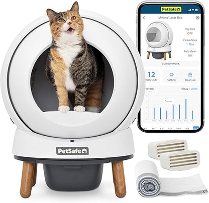 PetSafe ScoopFree SmartSpin Self-Cleaning Cat Litter Box