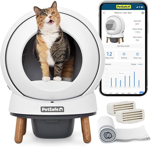 PetSafe ScoopFree SmartSpin Self-Cleaning Cat Litter Box