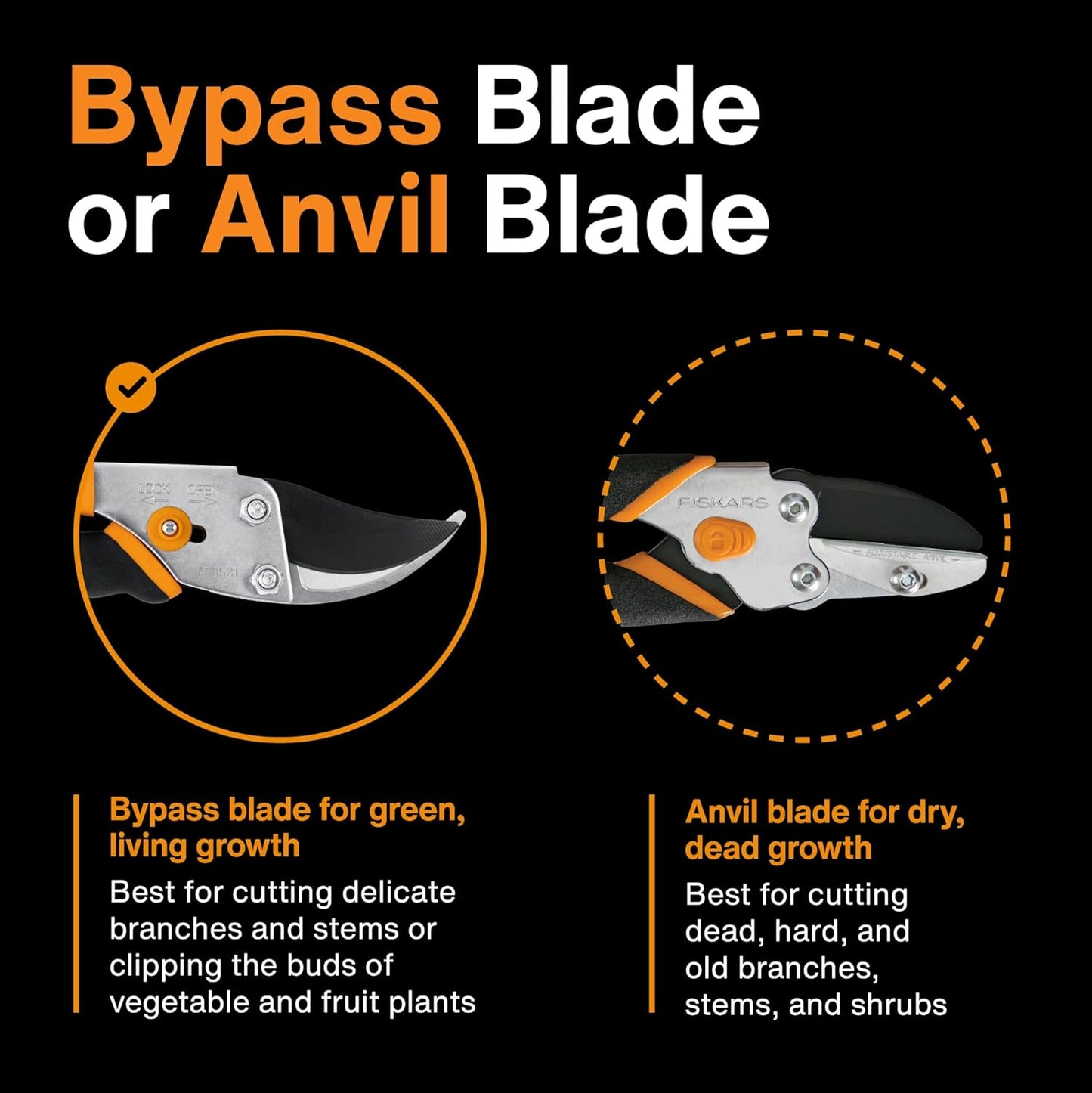 Fiskars Bypass Pruning Shears