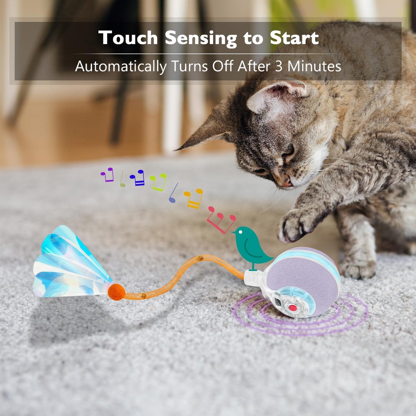 YVE LIFE Interactive Cat Toys Ball