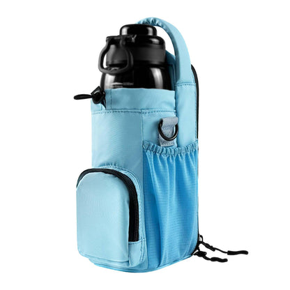 Magnetic Gym Bag for Men and Women, Magnetic Water Bottle Holder for Gym, Small Gym Bag, Gym Gifts for Women and Men (Gray)