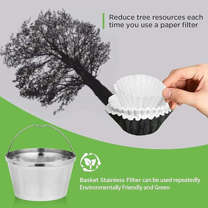 Ecobrew Reusable Coffee Filter Basket ( 8-12 Cup )