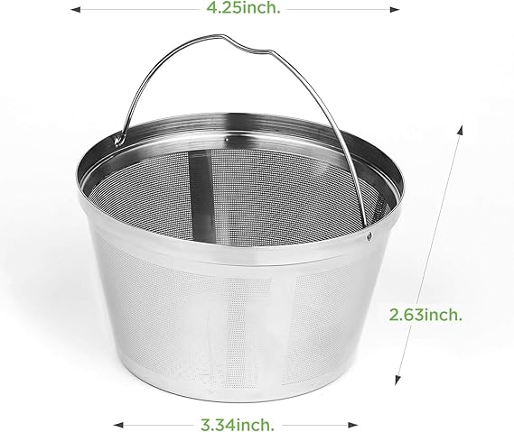 Ecobrew Reusable Coffee Filter Basket ( 8-12 Cup )