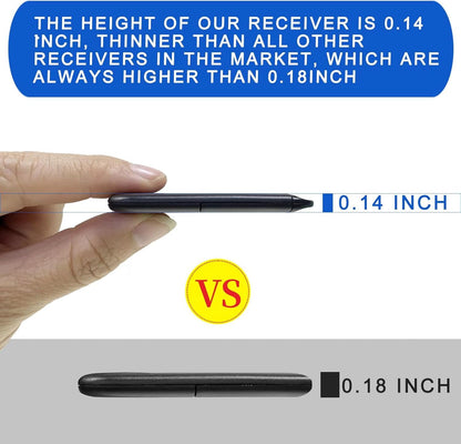 Key Finder with Thinner Receivers & Advanced Fabric Remote, SIMJAR 80dB+ RF Item Locator with 131ft Working Range, 1 RF Transmitter & 4 Receivers