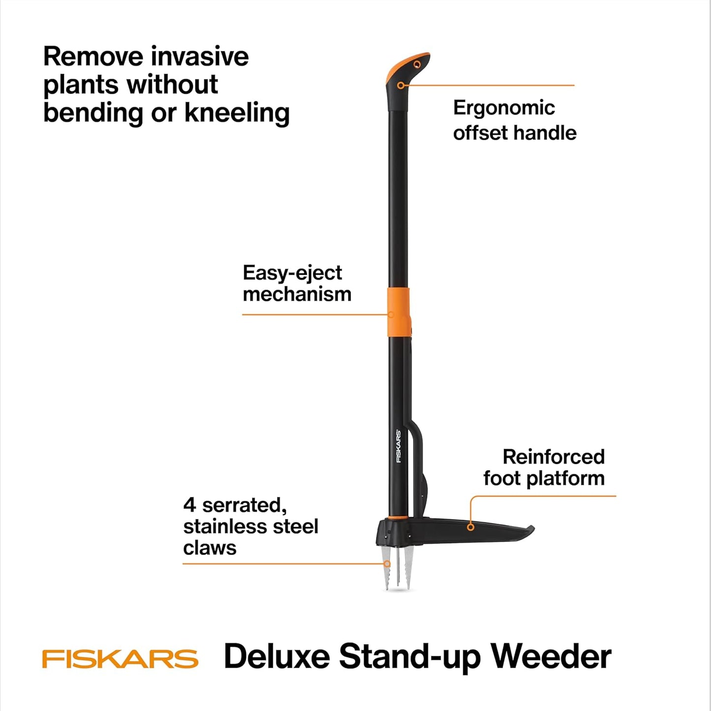 Fiskars 3-Claw Stand up weed Puller Tool