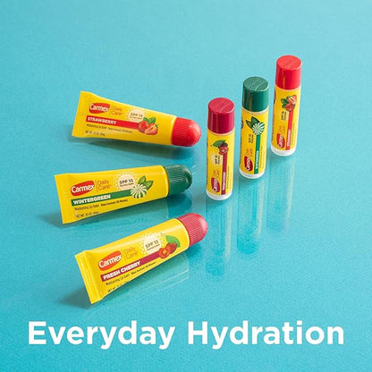 Carmex Daily Care Moisturizing Lip Balm SPF 15 – Variety Pack (9 Count)