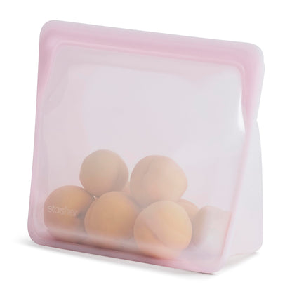 Stasher Premium Silicone Reusable Food Storage Stand-Up Mini Bag, Aqua, Microwave, Sous Vide, Dishwasher, Oven and Freezer Safe, BPA Free, Leak-free, Eco-friendly, 28 Oz