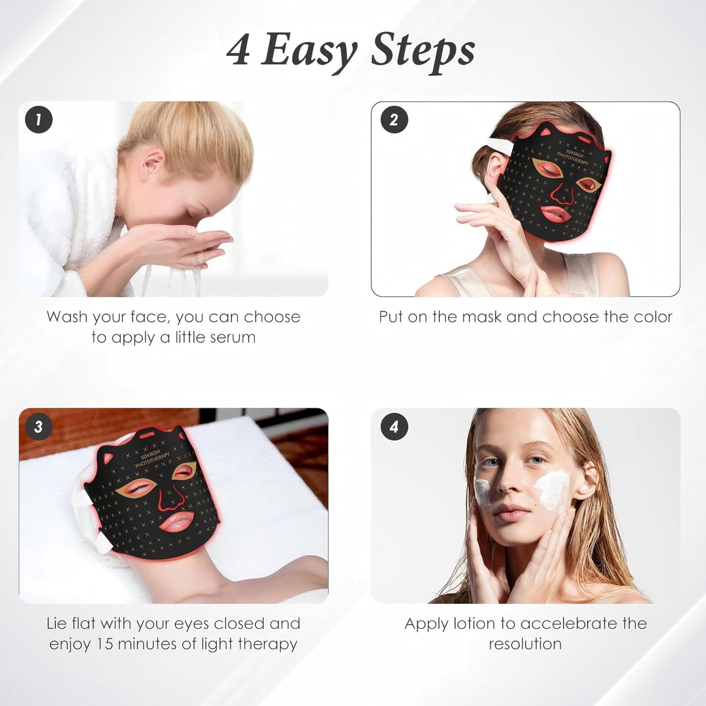 LED Face Mask Light Therapy