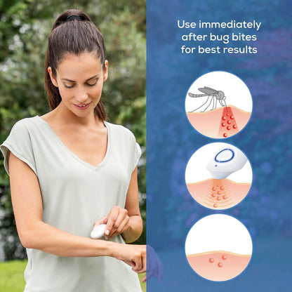 Beurer BR10 Insect Bite Healer with Clip, Portable Itch and Swelling Relief for Non-Toxic Treatment of Mosquito Bites and Other Common Insect Bites, Outdoors Essential