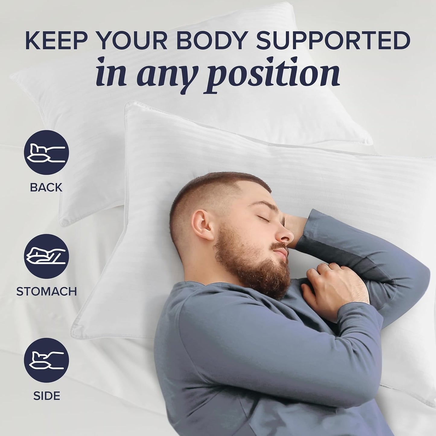 Beckham Hotel Collection Bed Pillows (Set of 2)