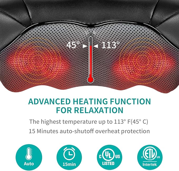 Nekteck Shiatsu Neck and Back Massager