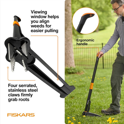 Fiskars 3-Claw Stand up weed Puller Tool