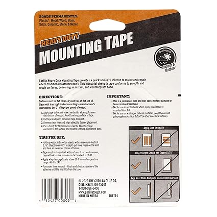 Gorilla Heavy Duty Mounting Tape