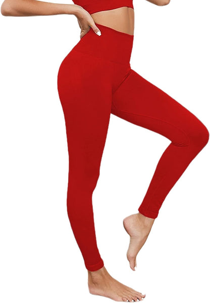 Workout High Waist Legging for Women, Buttery Soft Yoga Legging Stretch Pants Butt Lifting Tummy