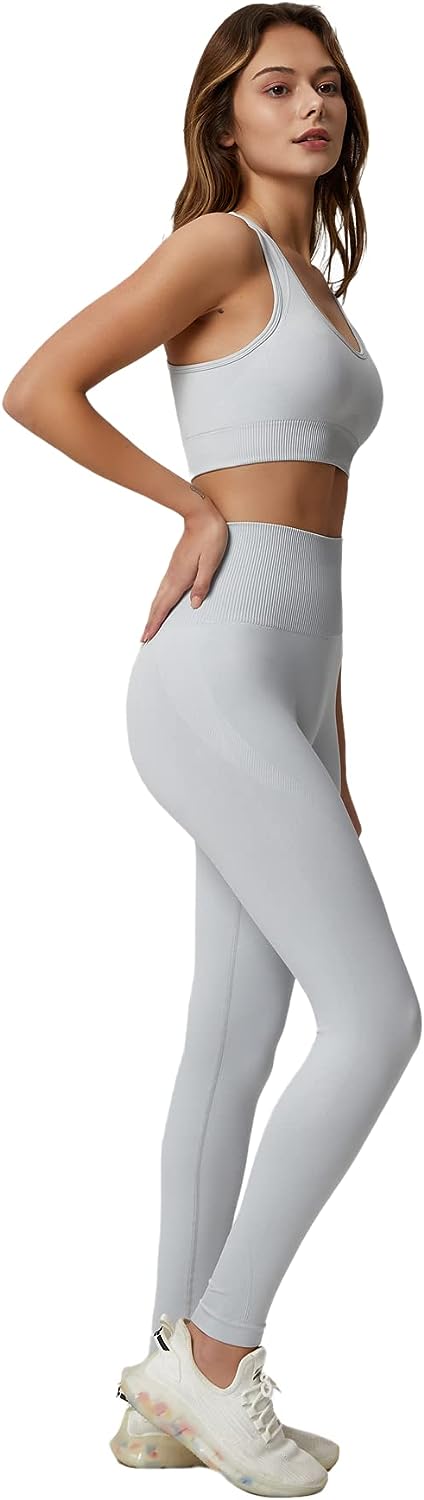 Workout High Waist Legging for Women, Buttery Soft Yoga Legging Stretch Pants Butt Lifting Tummy