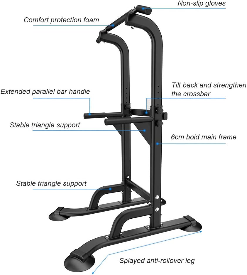 Station Pull Up Bar for Home Gym Adjustable Height Strength Training Workout Equipment,Pull Up Bar Station