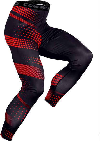 Compression Pants Men UV Blocking Running Tights 1 or 2 Pack Gym Yoga Leggings for Athletic Workout