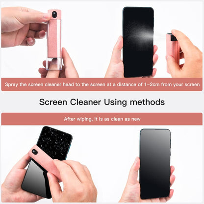 3PACK Screen Cleaner Spray Kit - Phone Cleaner, Computer Screen Cleaner, TV Screen Cleaner, All-in-One Portable Screen Cleaner for Laptop, Phone, iPAD, Tablet, MacBook, Touchscreen Mist Cleaner