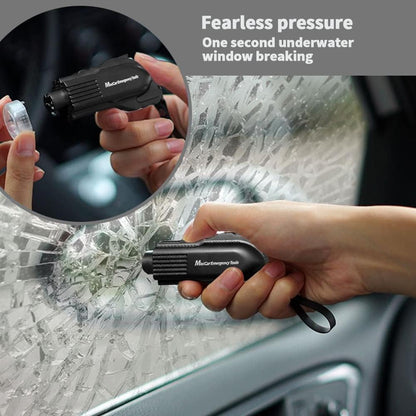 Car Safety Hammer Spring Loaded Window Breaker Glass Breaker and Seat Belt Cutter Emergency Escape Tool