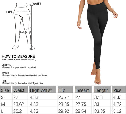 Workout High Waist Legging for Women, Buttery Soft Yoga Legging Stretch Pants Butt Lifting Tummy