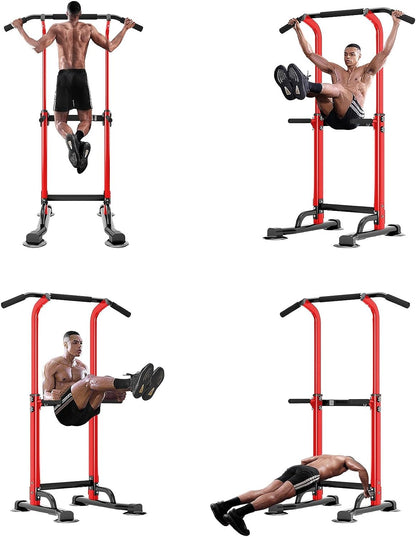 Station Pull Up Bar for Home Gym Adjustable Height Strength Training Workout Equipment,Pull Up Bar Station